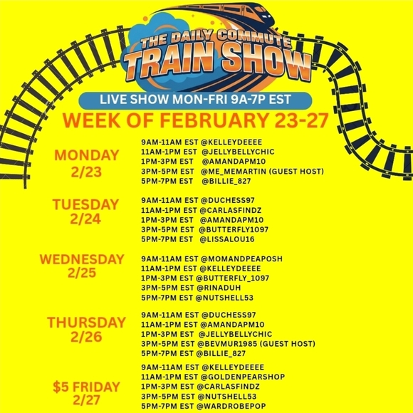 WARDROBE POP Dresses & Skirts - THE DAILY COMMUTE TRAIN- C'MON AND RIDE THIS TRAIN! WEEKDAYS 8A-7P EST!